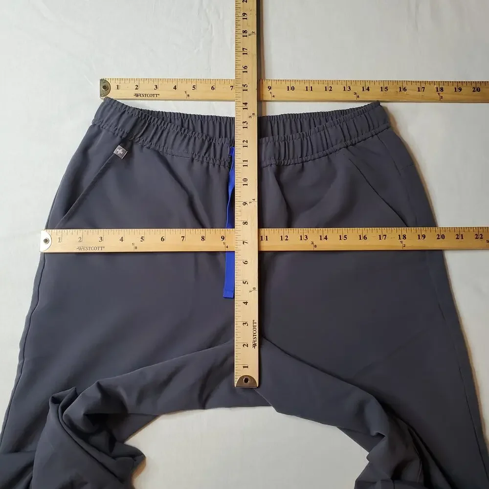 Figs Men's Size M Tansen Jogger Slim-Fit Scrub Pants Gray MXXSW2004S